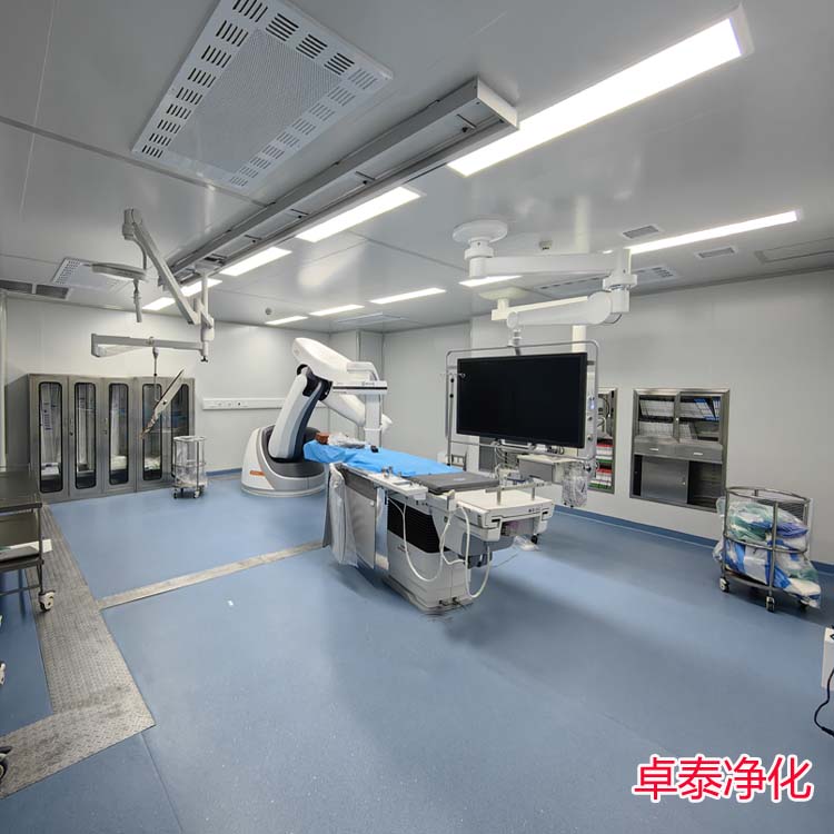 河北省三院介入式洁净手术室装修完成，卓泰净化工程公司承建